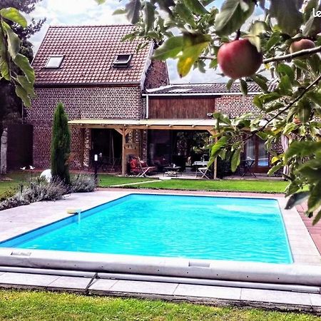Chambres D Hotes ,Hotel ,Secret D'Une Nuit A Vicq Pres De Onnaing,Avec Piscine Buitenkant foto