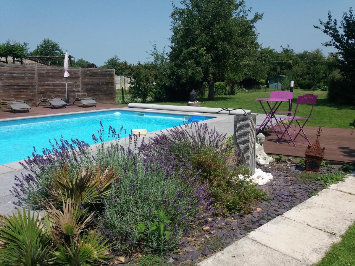 Chambres D Hotes ,Hotel ,Secret D'Une Nuit A Vicq Pres De Onnaing,Avec Piscine Buitenkant foto